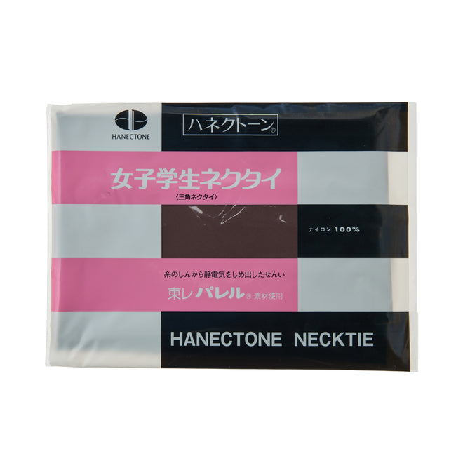 ナイロン三角タイ（茶）