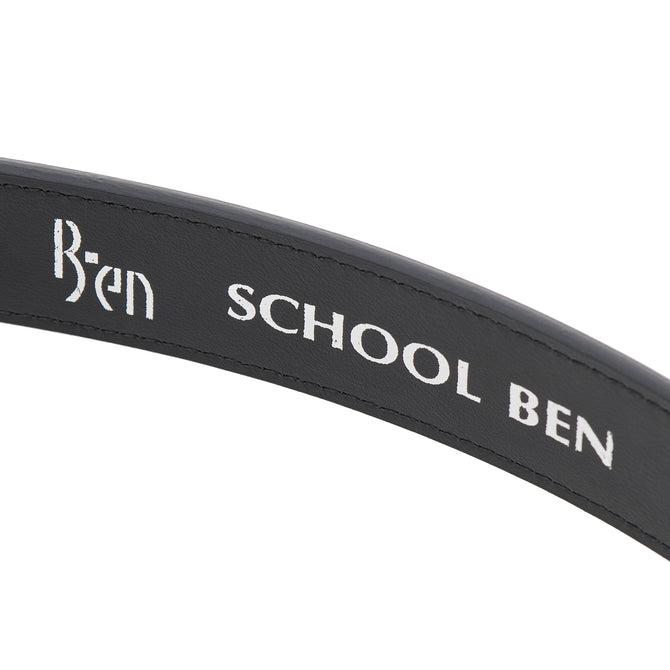 SCHOOL BEN オリジナル　角バックル本革ベルト