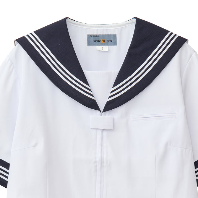 SCHOOL BEN オリジナル　中学夏半袖前セーラー