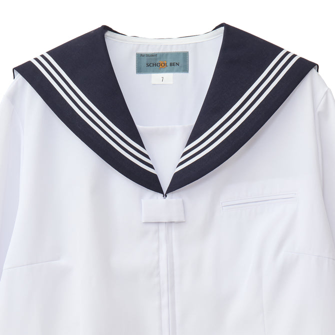 SCHOOL BEN オリジナル　中学夏長袖前セーラー